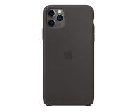 Etui Silicone Case do iPhone 11 Pro Max czarne - 514610 - zdjęcie 1